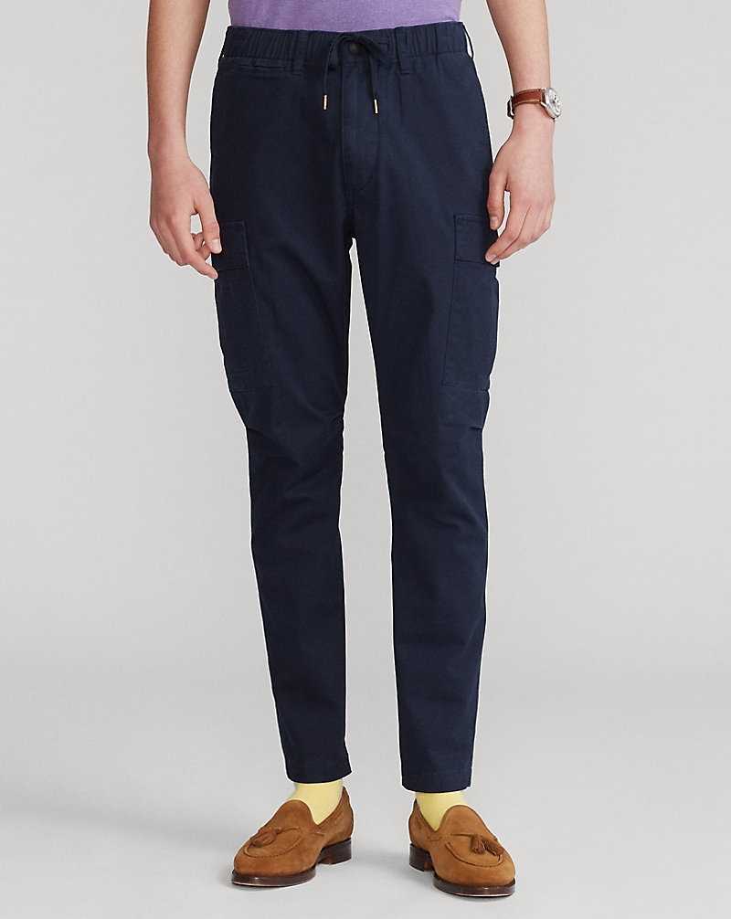 Pantalones Ralph Lauren Stretch Slim Fit Twill Cargo Hombre Azul Marino | GMZHQJA-79 - vista 3