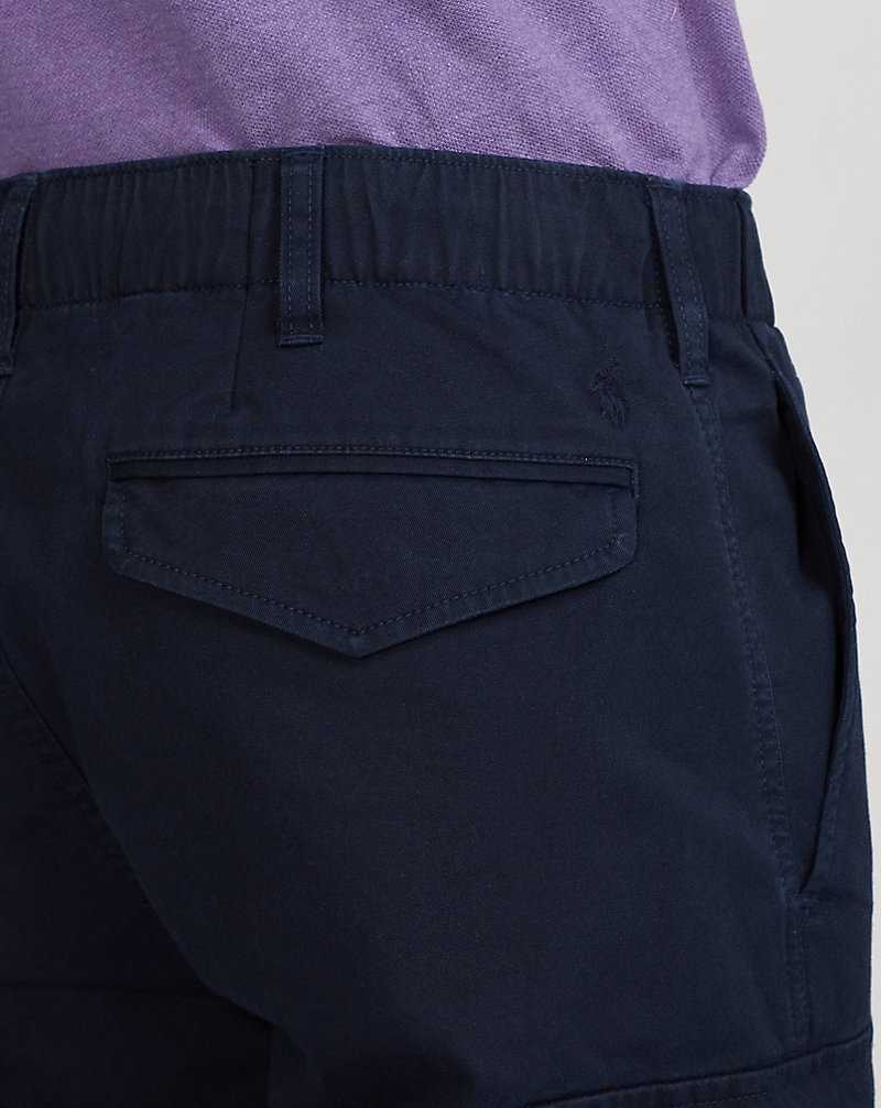 Pantalones Ralph Lauren Stretch Slim Fit Twill Cargo Hombre Azul Marino | GMZHQJA-79 - vista 5