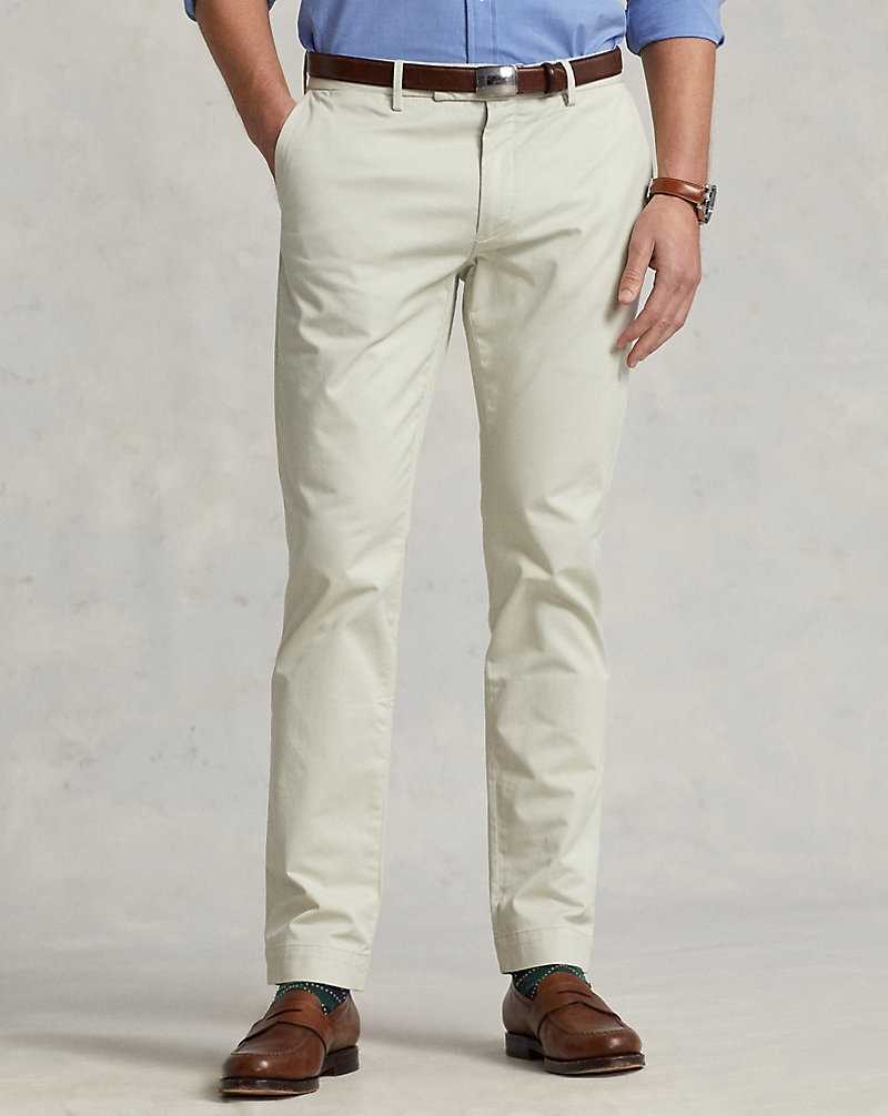 Pantalones Ralph Lauren Stretch Slim Fit Chino Hombre Basic Sand | TFYSDKB-12 - vista 3