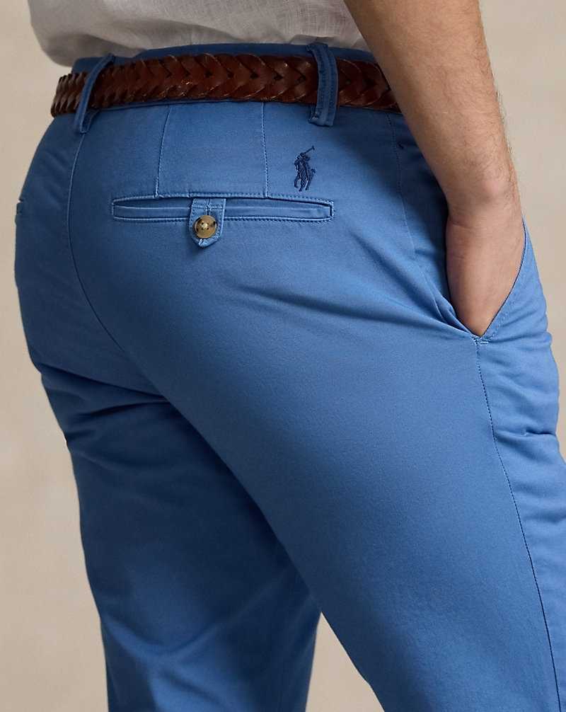Pantalones Ralph Lauren Stretch Slim Fit Washed Chino Hombre Azules | YPOIGBU-07 - vista 5