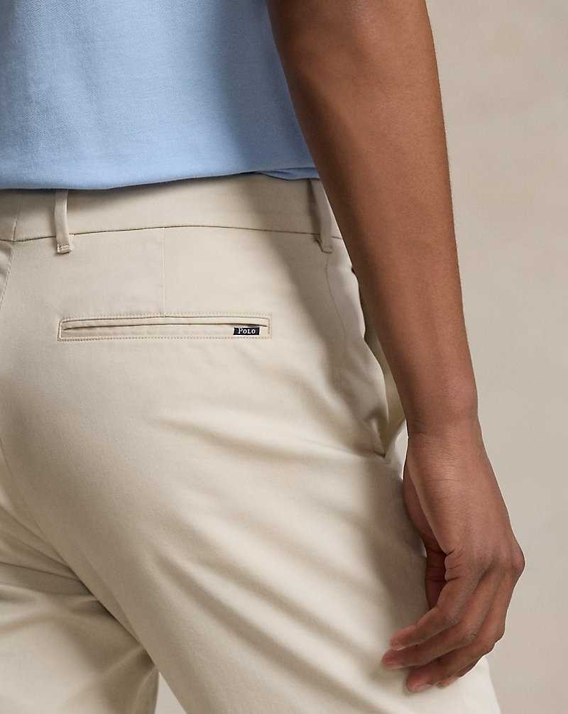 Pantalones Ralph Lauren Stretch Slim Fit Performance Chino Hombre Basic Sand | OVTNURS-10 - vista 5