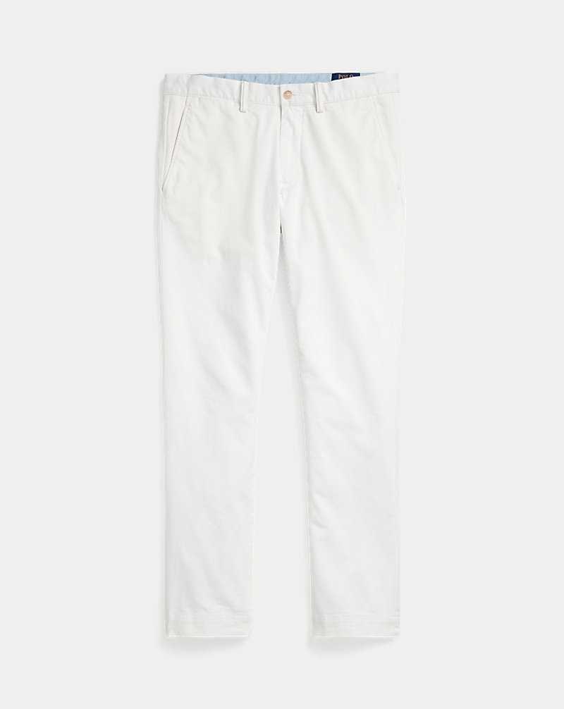 Pantalones Ralph Lauren Stretch Slim Fit Chino Hombre Blancos | AUGMSTH-49 - vista 2