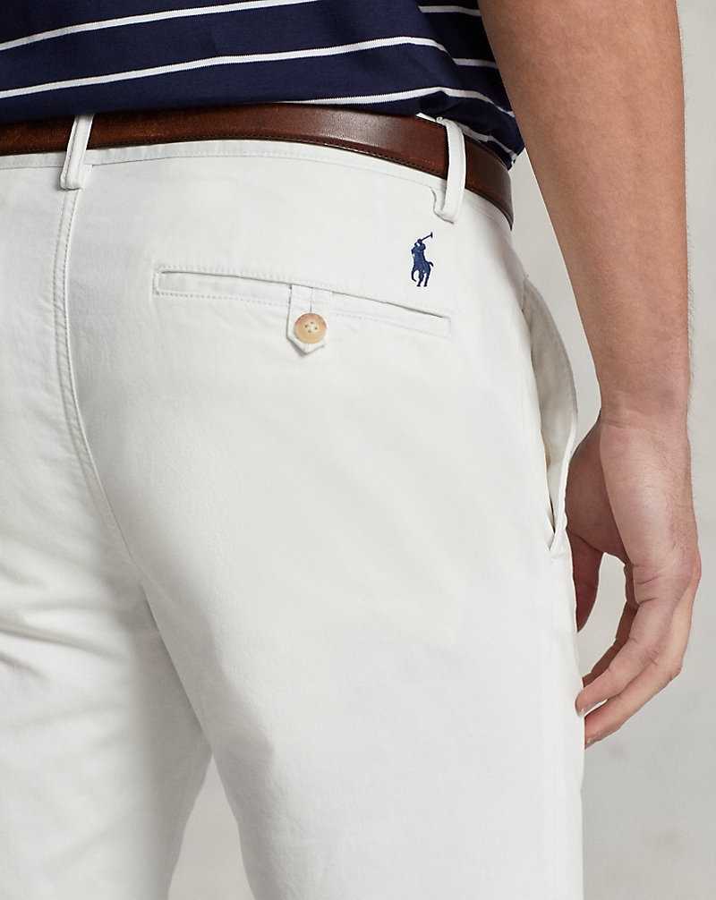 Pantalones Ralph Lauren Stretch Slim Fit Chino Hombre Blancos | AUGMSTH-49 - vista 5