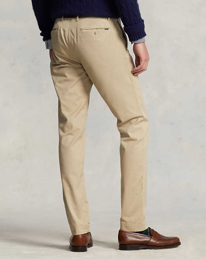 Pantalones Ralph Lauren Stretch Slim Fit Chino Hombre Kaki | UDEPFCG-05 - vista 4