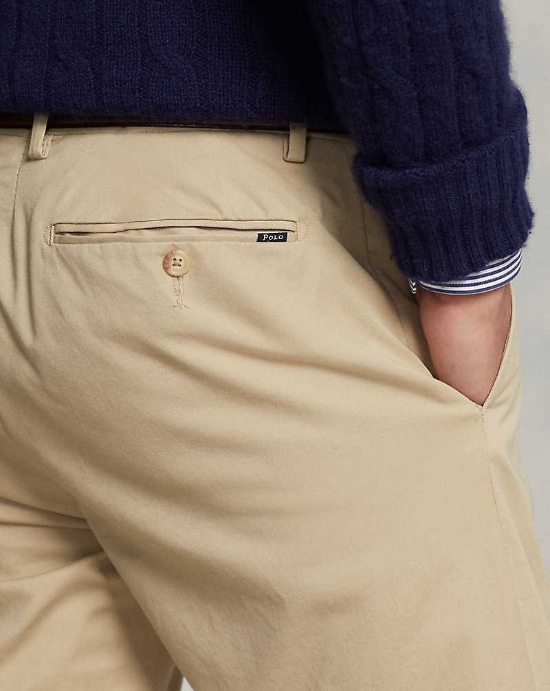Pantalones Ralph Lauren Stretch Slim Fit Chino Hombre Kaki | UDEPFCG-05 - vista 5