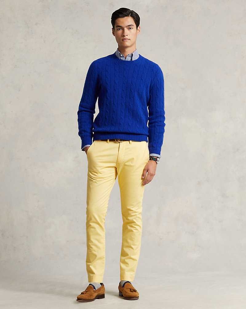 Pantalones Ralph Lauren Stretch Slim Fit Chino Hombre Amarillos | APIZWKT-63 - vista 1