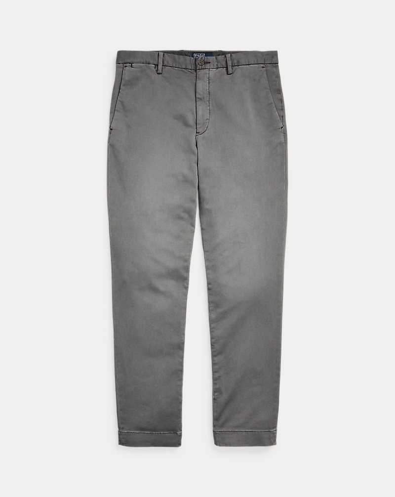 Pantalones Ralph Lauren Stretch Slim Fit Knitlike Chino Hombre Metal Oscuro | PUNRZYM-80 - vista 2