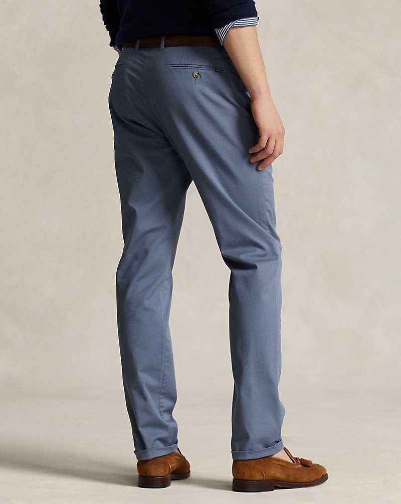 Pantalones Ralph Lauren Stretch Slim Fit Chino Hombre Azules | ZPBGKNT-94 - vista 4