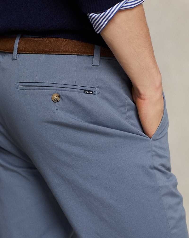 Pantalones Ralph Lauren Stretch Slim Fit Chino Hombre Azules | ZPBGKNT-94 - vista 5