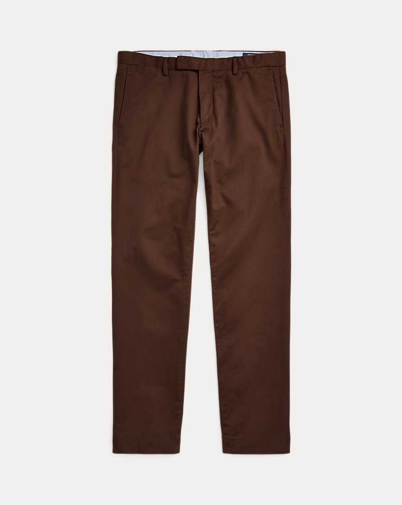 Pantalones Ralph Lauren Stretch Slim Fit Chino Hombre Marrom | LEBSKWT-68 - vista 2