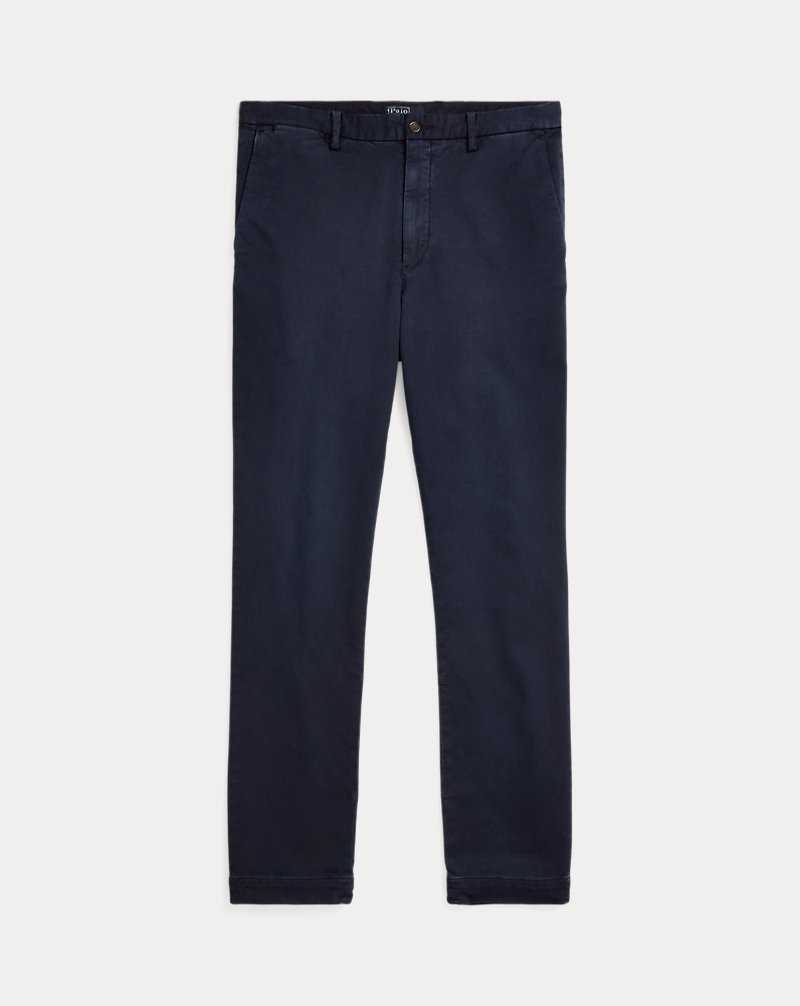 Pantalones Ralph Lauren Stretch Slim Fit Knitlike Chino Hombre Azul Marino | JACUPWE-60 - vista 2