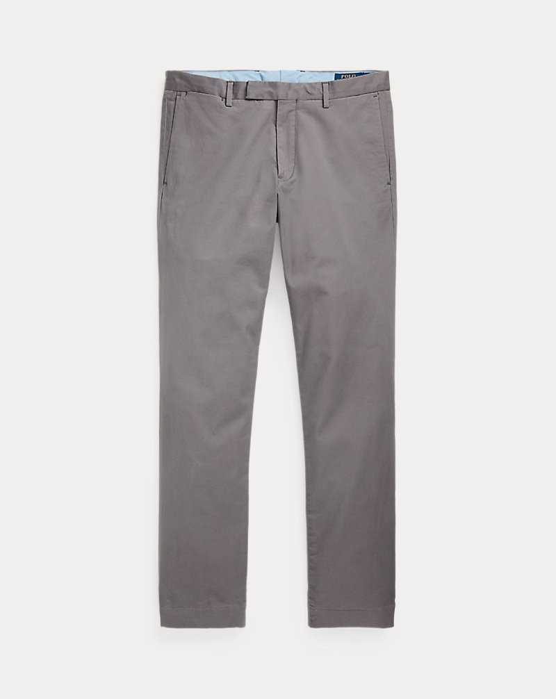 Pantalones Ralph Lauren Stretch Slim Fit Chino Hombre Grises | QFAOIDZ-91 - vista 2
