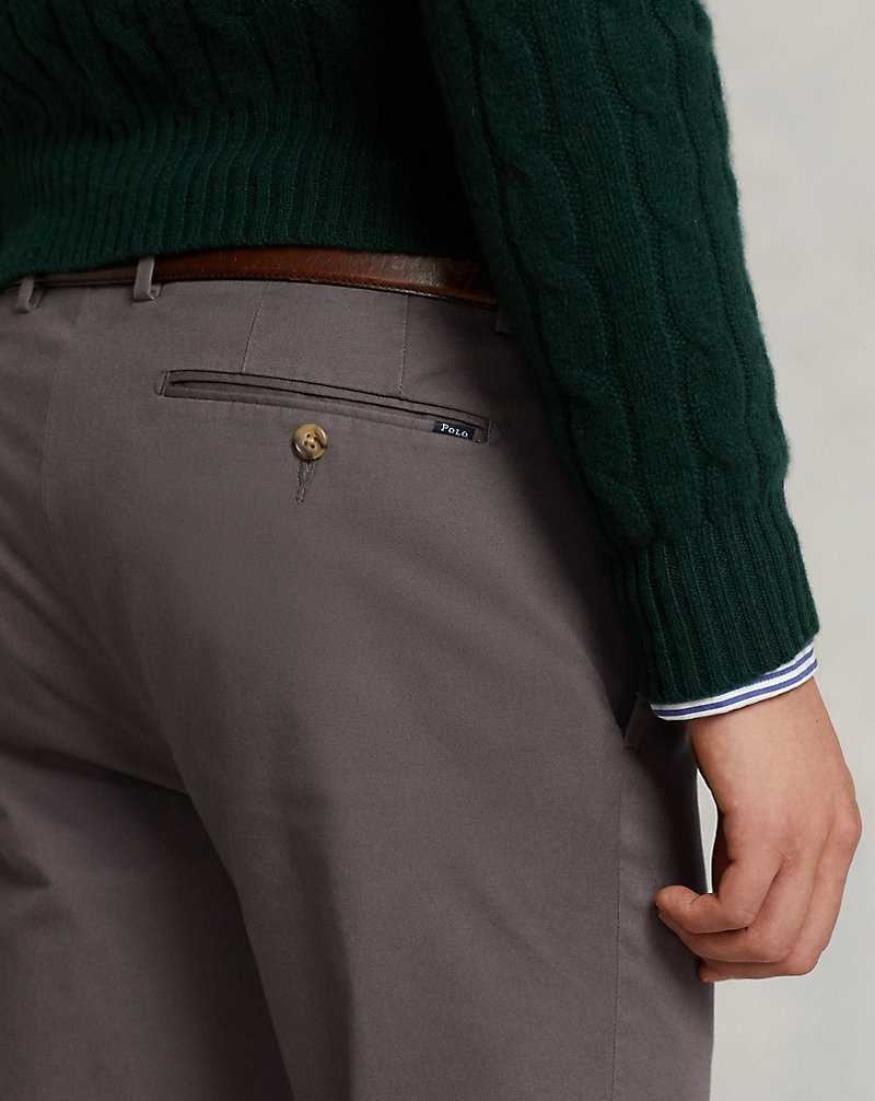 Pantalones Ralph Lauren Stretch Slim Fit Chino Hombre Grises | QFAOIDZ-91 - vista 5