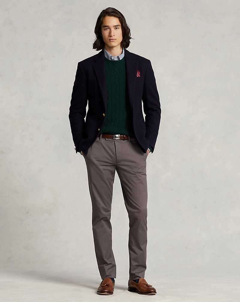 Pantalones Ralph Lauren Stretch Slim Fit Chino Hombre Grises | QFAOIDZ-91 - vista 1