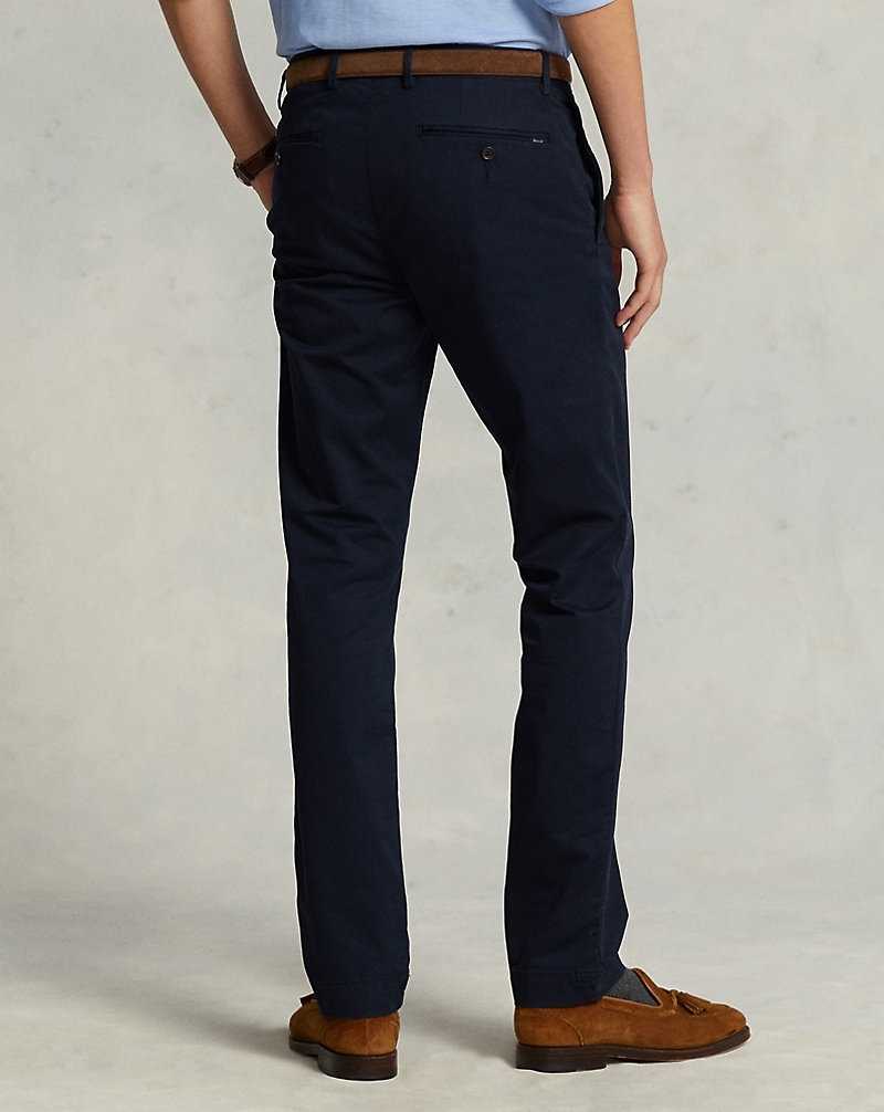 Pantalones Ralph Lauren Stretch Slim Fit Chino Hombre Azul Marino | MNVAFPE-78 - vista 4