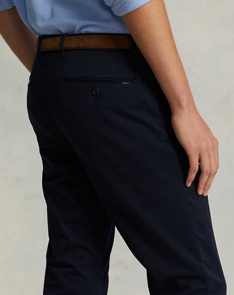 Pantalones Ralph Lauren Stretch Slim Fit Chino Hombre Azul Marino | MNVAFPE-78 - vista 5