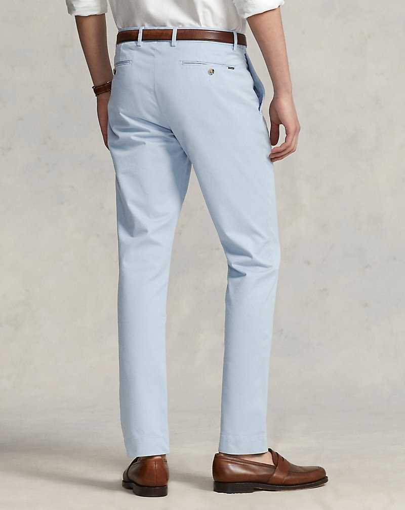 Pantalones Ralph Lauren Stretch Slim Fit Chino Hombre Azules | PCMIQSX-10 - vista 4
