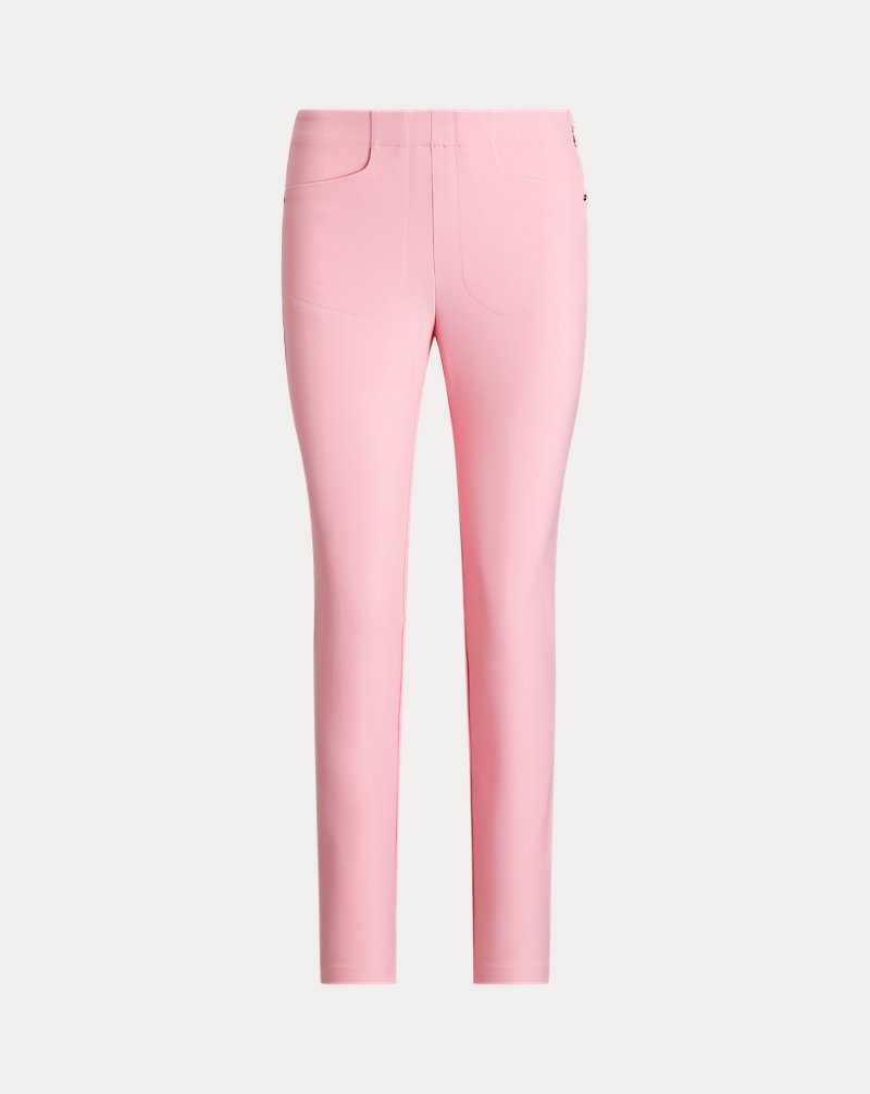 Pantalones Ralph Lauren Stretch Twill Athletic Mujer Rosas | FBUXAPV-81 - vista 2