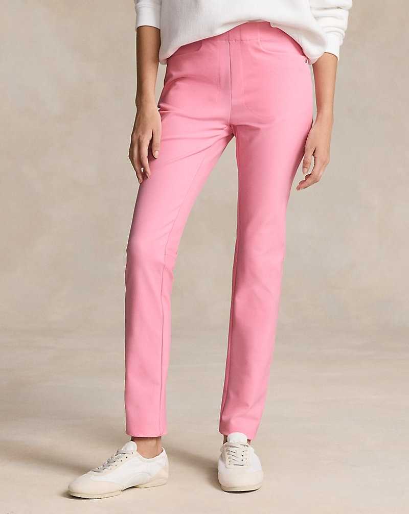 Pantalones Ralph Lauren Stretch Twill Athletic Mujer Rosas | FBUXAPV-81 - vista 3