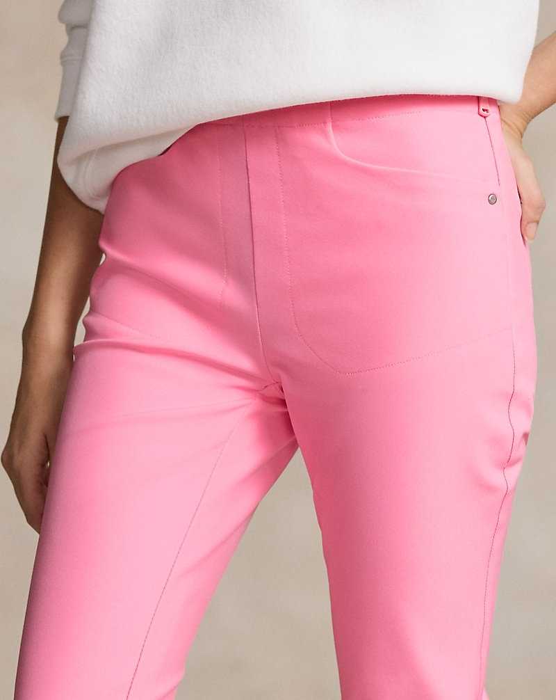 Pantalones Ralph Lauren Stretch Twill Athletic Mujer Rosas | FBUXAPV-81 - vista 5