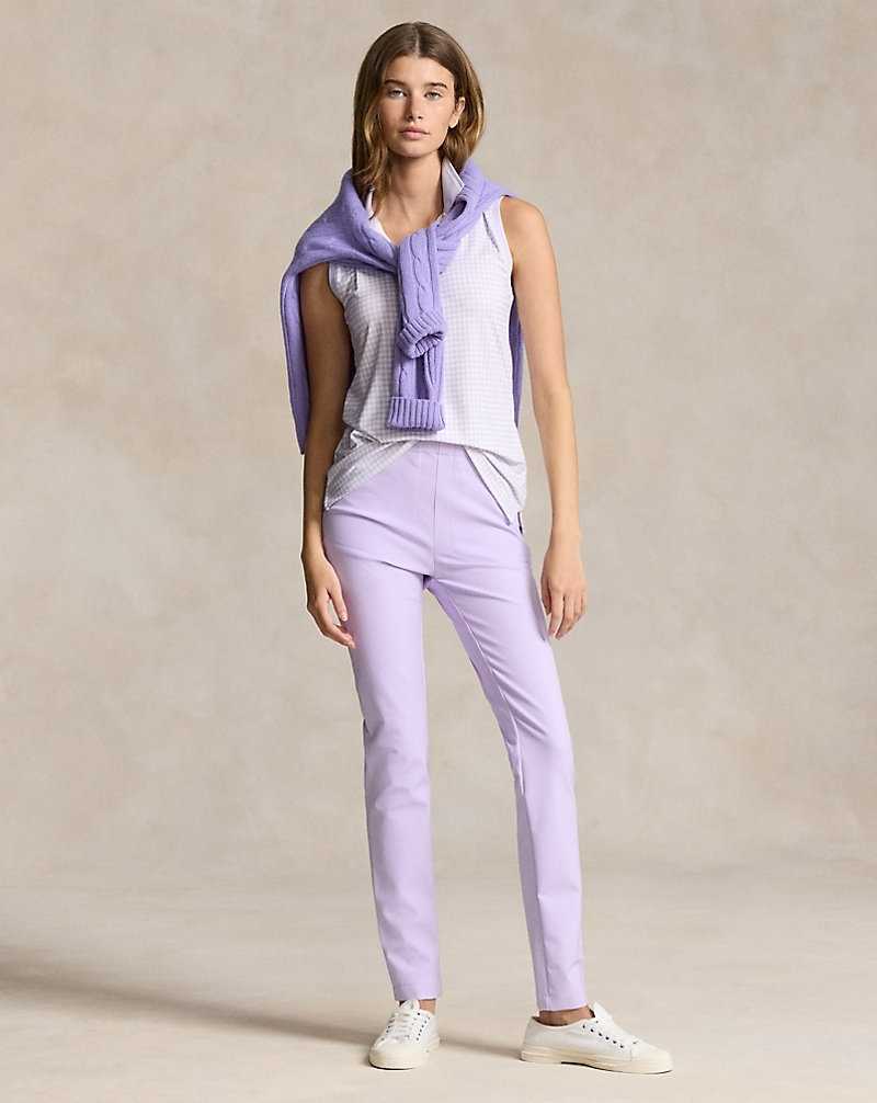Pantalones Ralph Lauren Stretch Twill Athletic Mujer Flores Morados | EMDSNWU-10 - vista 1