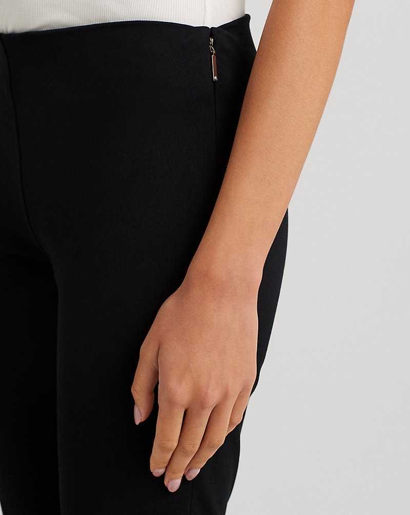 Pantalones Ralph Lauren Stretch Twill Skinny Crop Mujer Negros | CZBPWDH-70 - vista 5