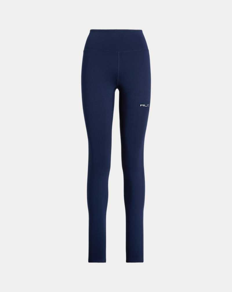 Pantalones Ralph Lauren Sueded Jersey Performance Legging Mujer Azul Marino | CWQPSVK-91 - vista 2