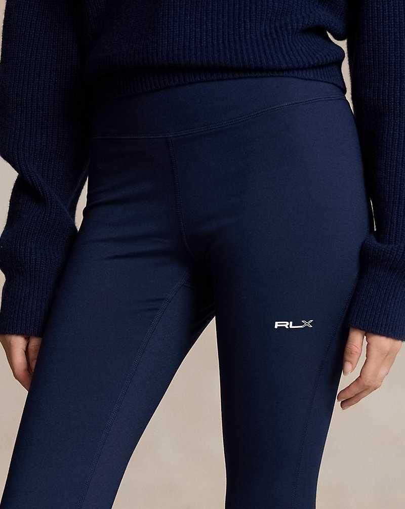 Pantalones Ralph Lauren Sueded Jersey Performance Legging Mujer Azul Marino | CWQPSVK-91 - vista 5