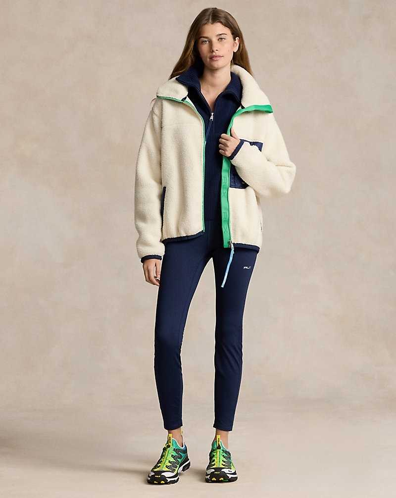 Pantalones Ralph Lauren Sueded Jersey Performance Legging Mujer Azul Marino | CWQPSVK-91 - vista 1