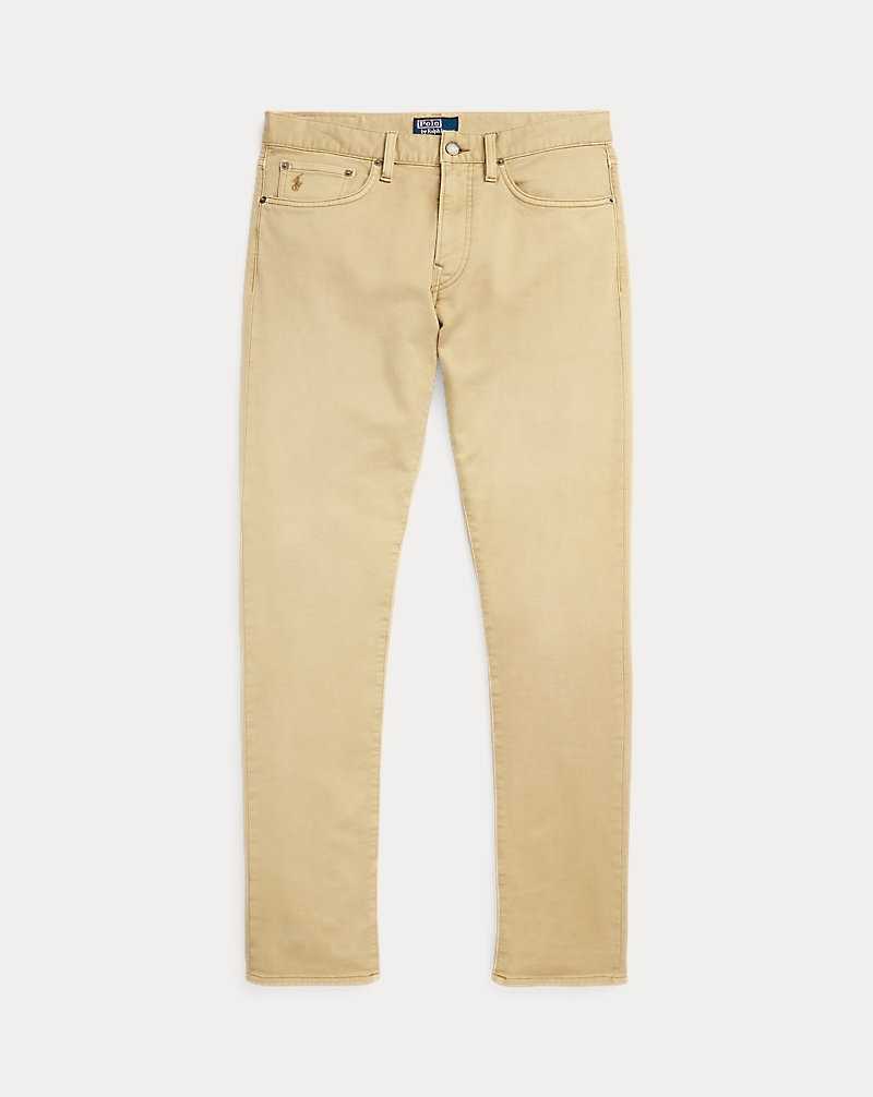 Pantalones Ralph Lauren Sullivan Slim Knitlike Chino Hombre Kaki | PZOYCUV-05 - vista 2