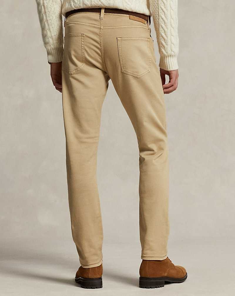 Pantalones Ralph Lauren Sullivan Slim Knitlike Chino Hombre Kaki | PZOYCUV-05 - vista 4