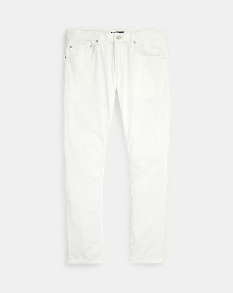 Pantalones Ralph Lauren Sullivan Slim Stretch Corduroy Hombre Blancos | OYWBTCJ-24 - vista 2