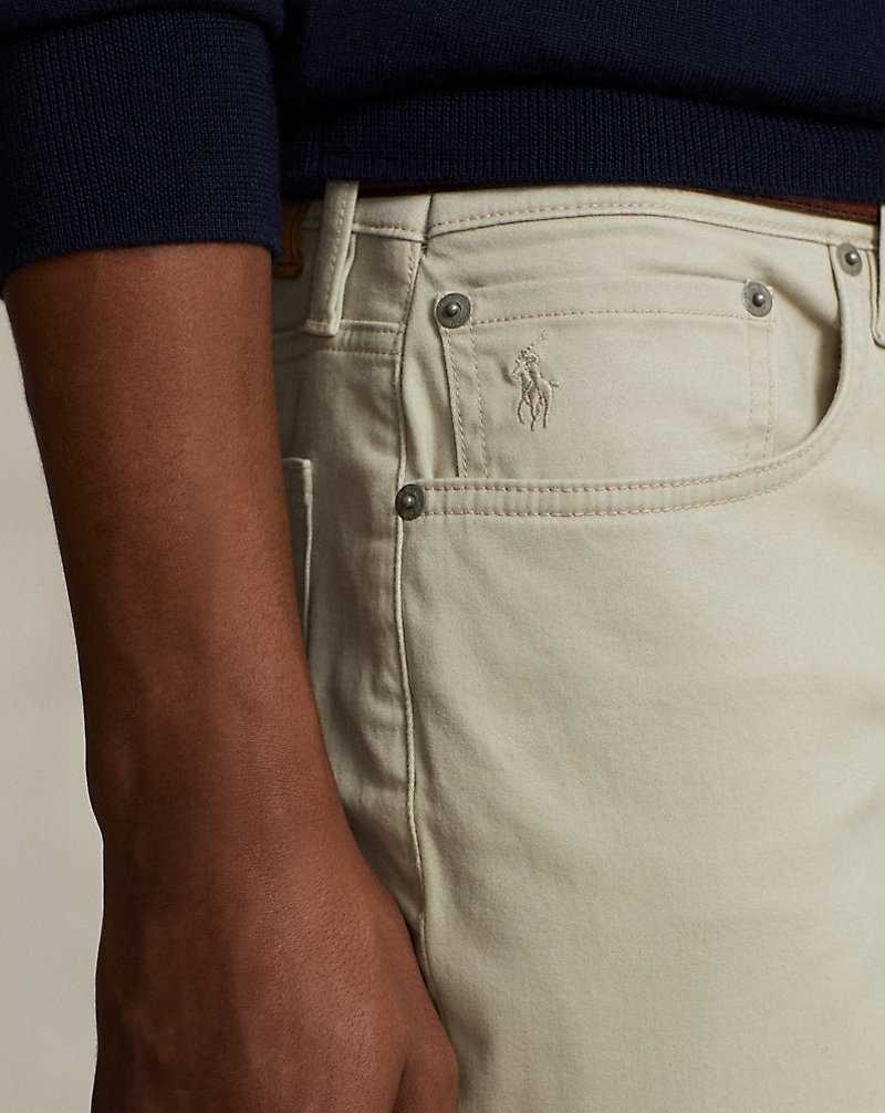 Pantalones Ralph Lauren Sullivan Slim Stretch Sateen Hombre Kaki | WKOXBMC-90 - vista 5