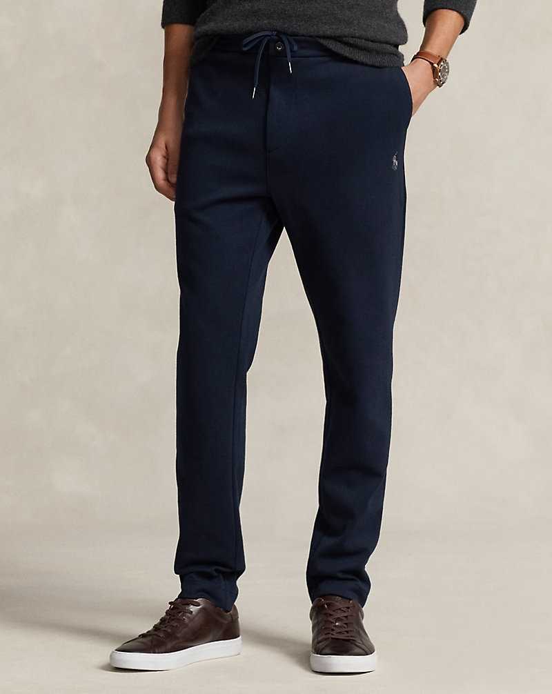 Pantalones Ralph Lauren Tapered Double-Knit Hombre Azul Marino | HJLCKDZ-70 - vista 3
