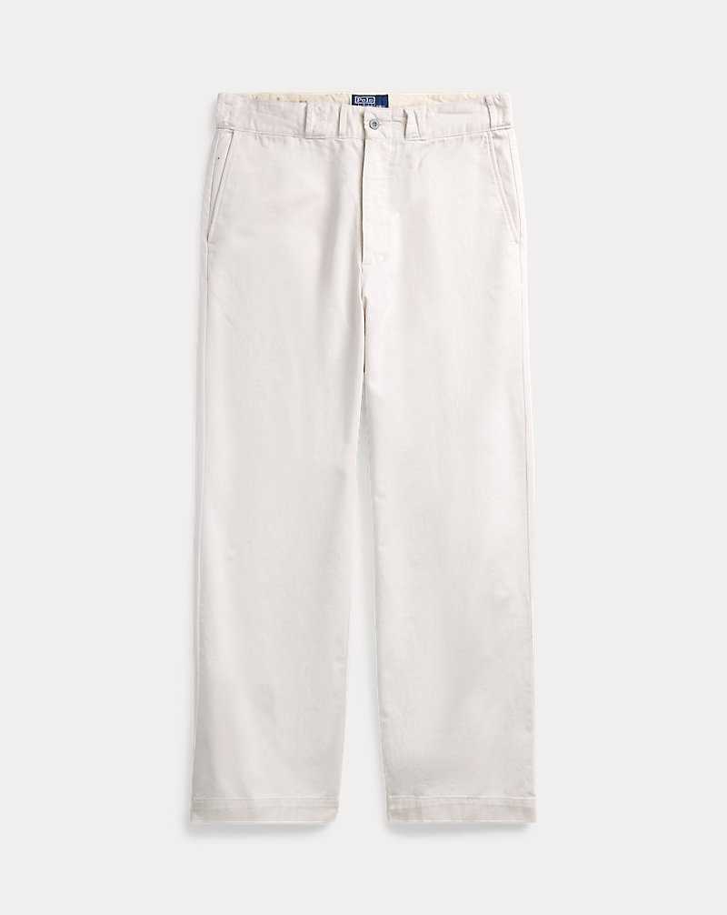 Pantalones Ralph Lauren The Big Chino Hombre Blancos | JPRYKHD-63 - vista 2
