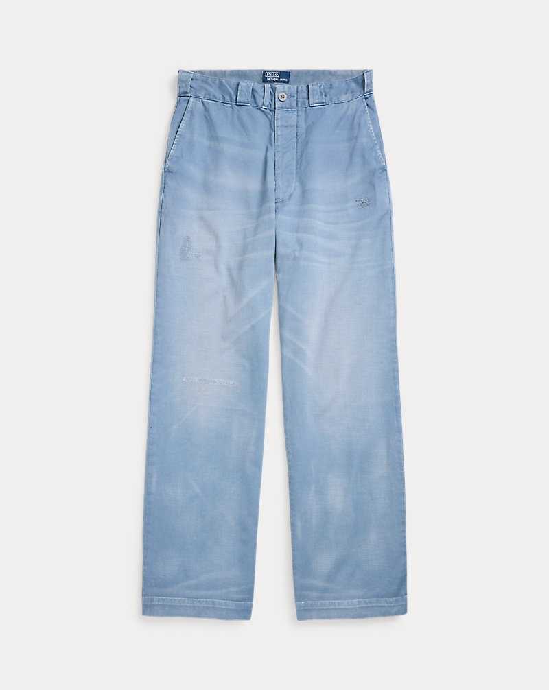 Pantalones Ralph Lauren The Big Chino Hombre Azules | RWSGLQA-10 - vista 2