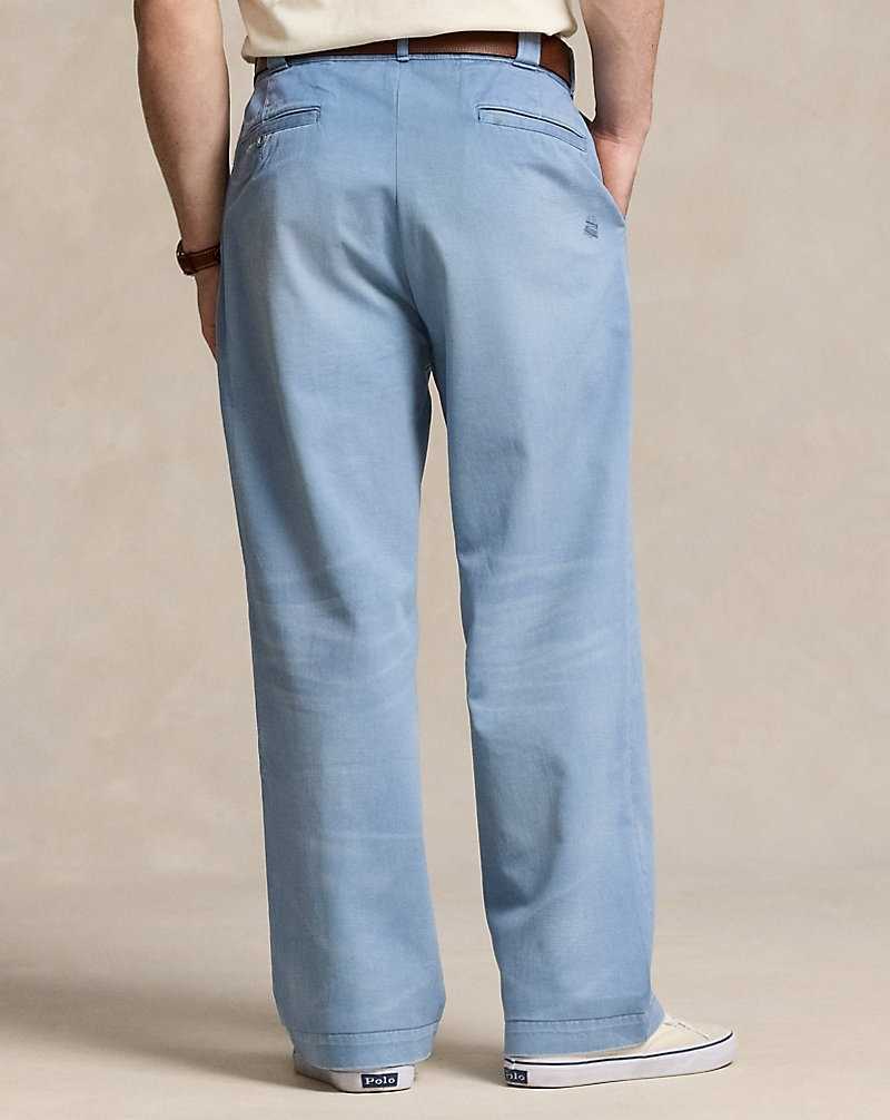Pantalones Ralph Lauren The Big Chino Hombre Azules | RWSGLQA-10 - vista 4