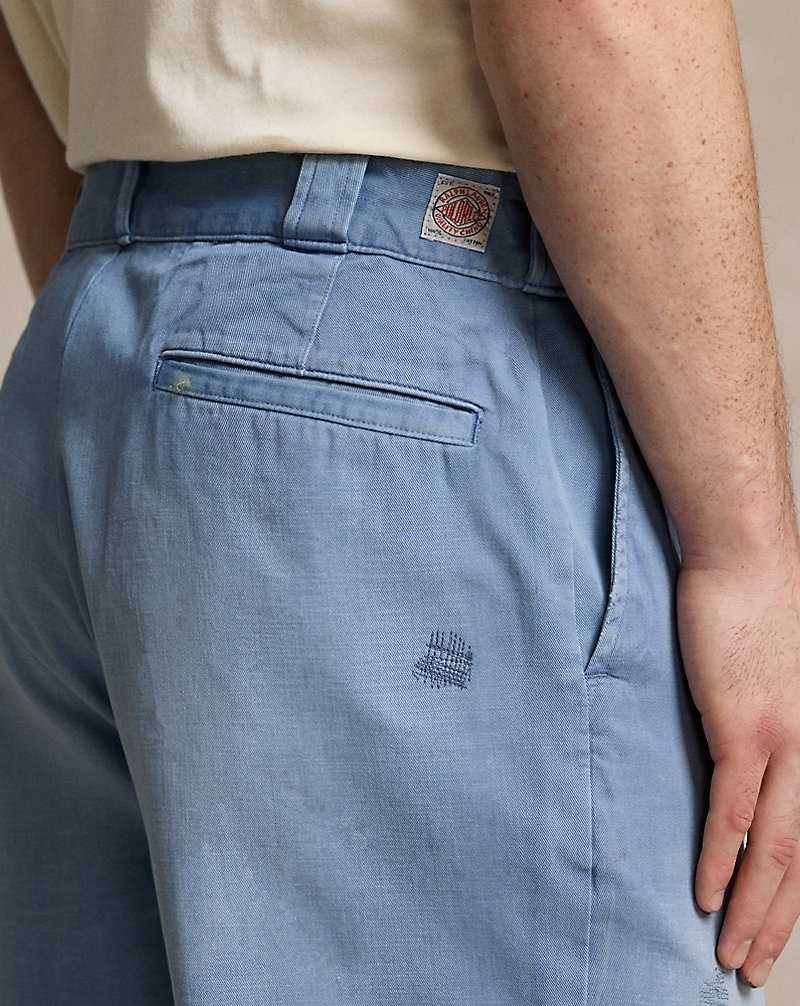 Pantalones Ralph Lauren The Big Chino Hombre Azules | RWSGLQA-10 - vista 5