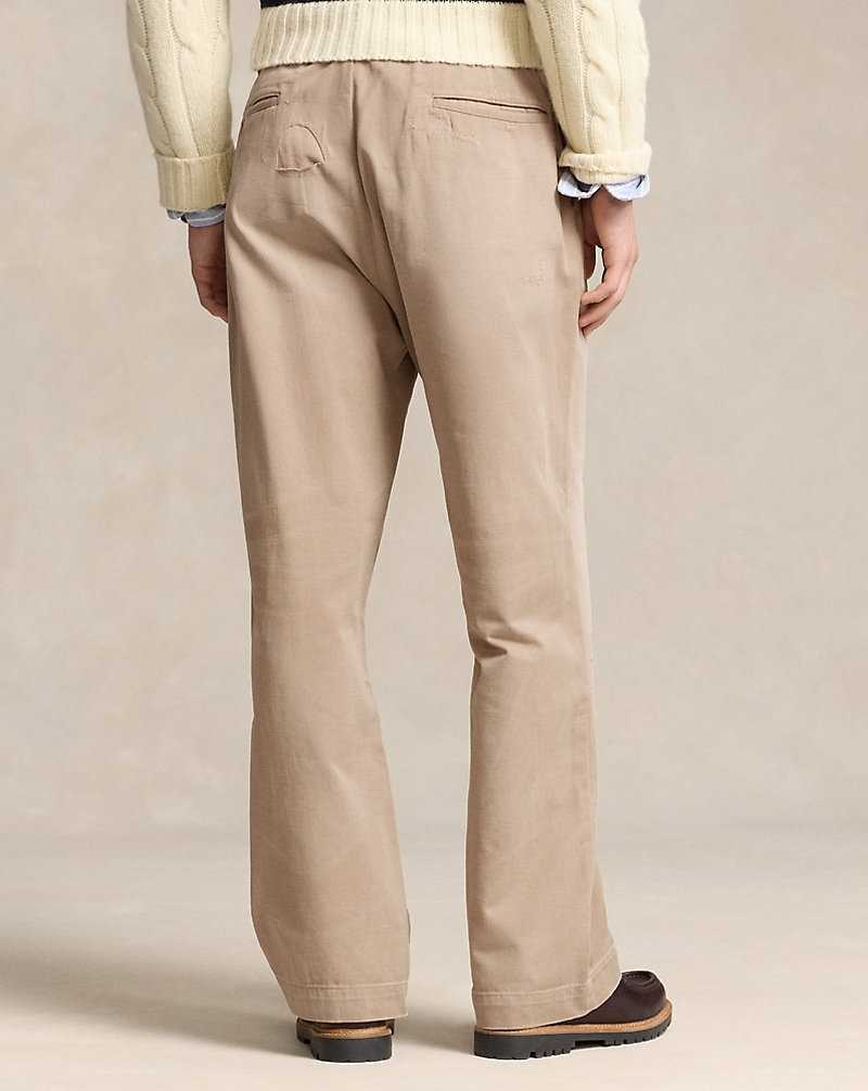 Pantalones Ralph Lauren The Big Chino Hombre Kaki | KCFQEDX-70 - vista 4