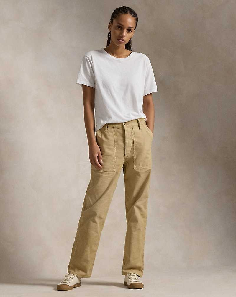 Pantalones Ralph Lauren The Ricky Mujer Kaki | CBOXHAW-36 - vista 1