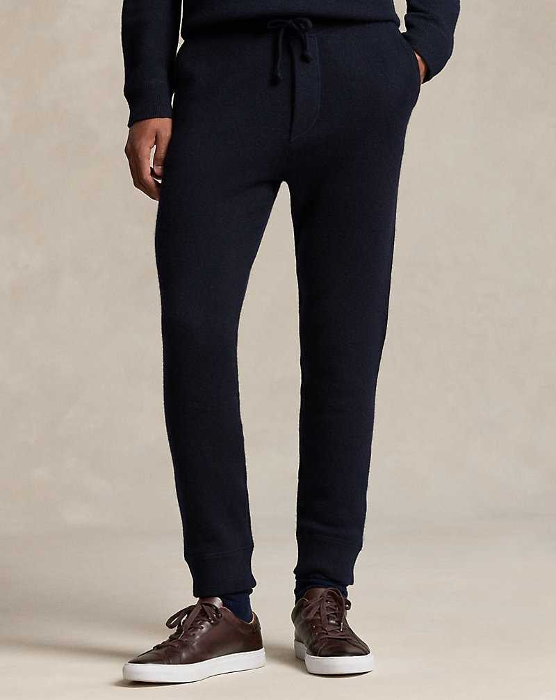 Pantalones Ralph Lauren Washable Cashmere jogging bottoms Hombre Azul Marino | PKOJVQE-57 - vista 3