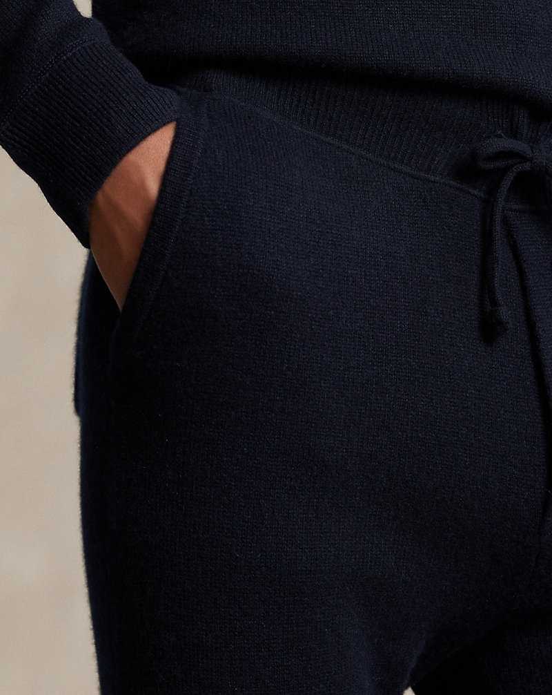 Pantalones Ralph Lauren Washable Cashmere jogging bottoms Hombre Azul Marino | PKOJVQE-57 - vista 5