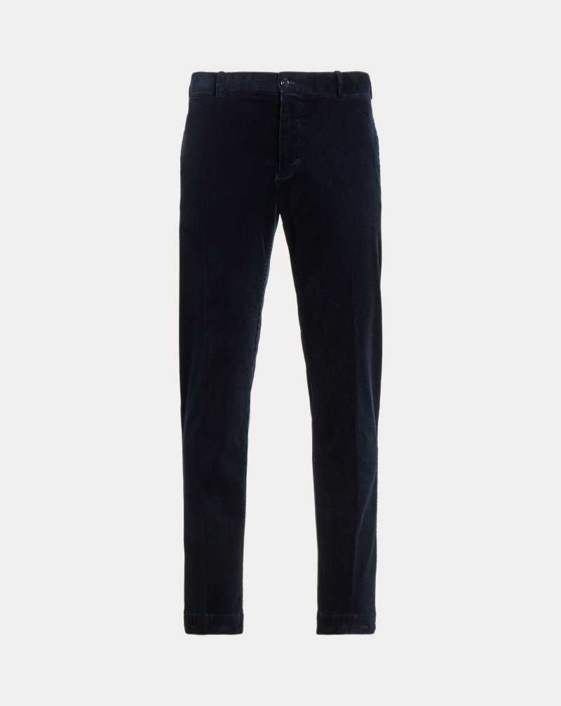 Pantalones Ralph Lauren Washed Stretch Corduroy Hombre Azul Marino | IJROEZN-17 - vista 2