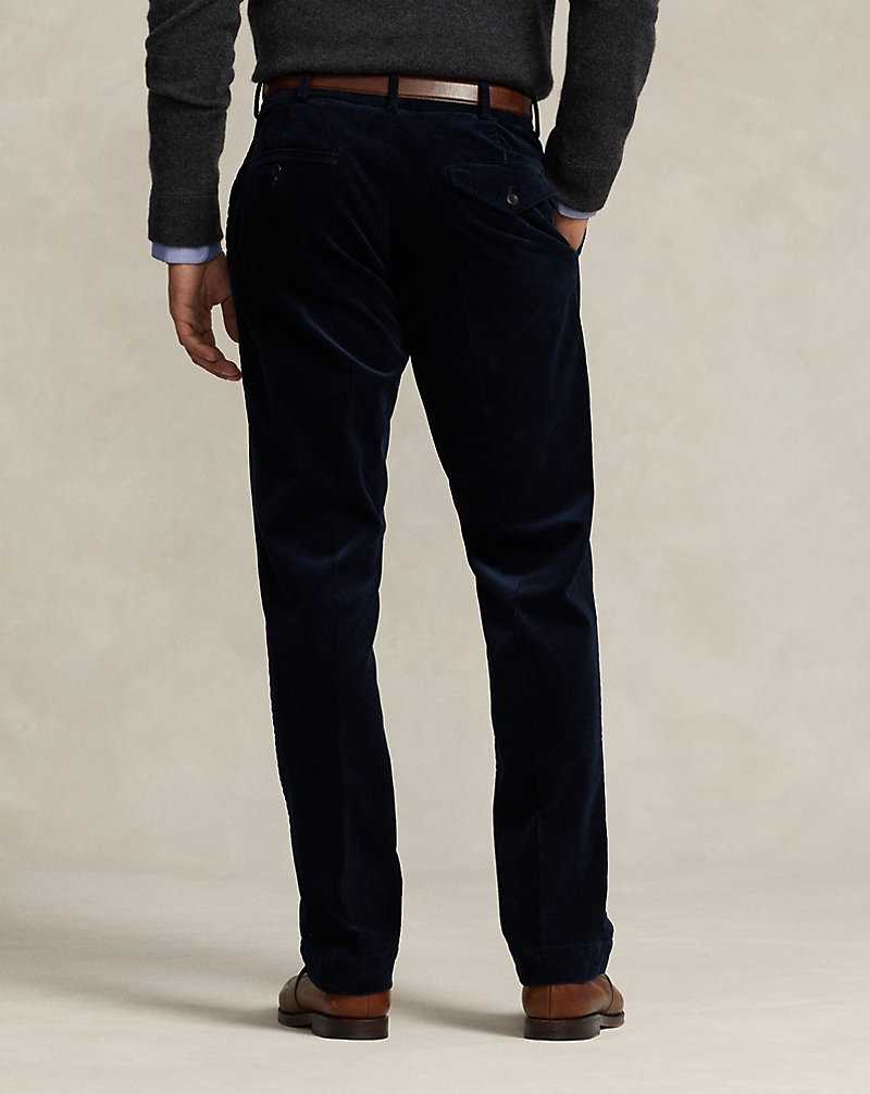 Pantalones Ralph Lauren Washed Stretch Corduroy Hombre Azul Marino | IJROEZN-17 - vista 4
