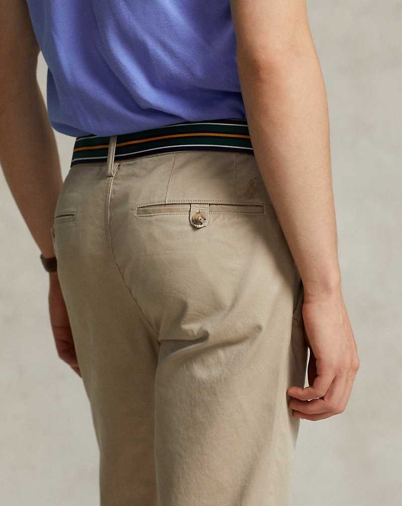 Pantalones Ralph Lauren Washed Stretch Slim Fit Chino Hombre Kaki | ZAFRXYB-28 - vista 5
