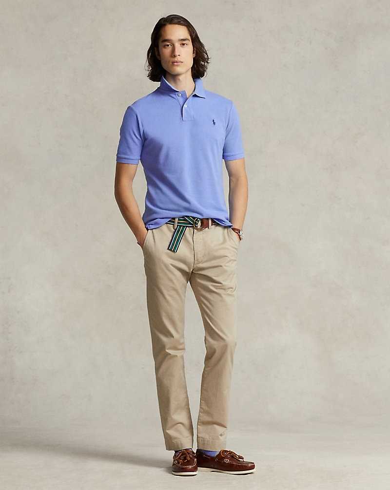 Pantalones Ralph Lauren Washed Stretch Slim Fit Chino Hombre Kaki | ZAFRXYB-28 - vista 1