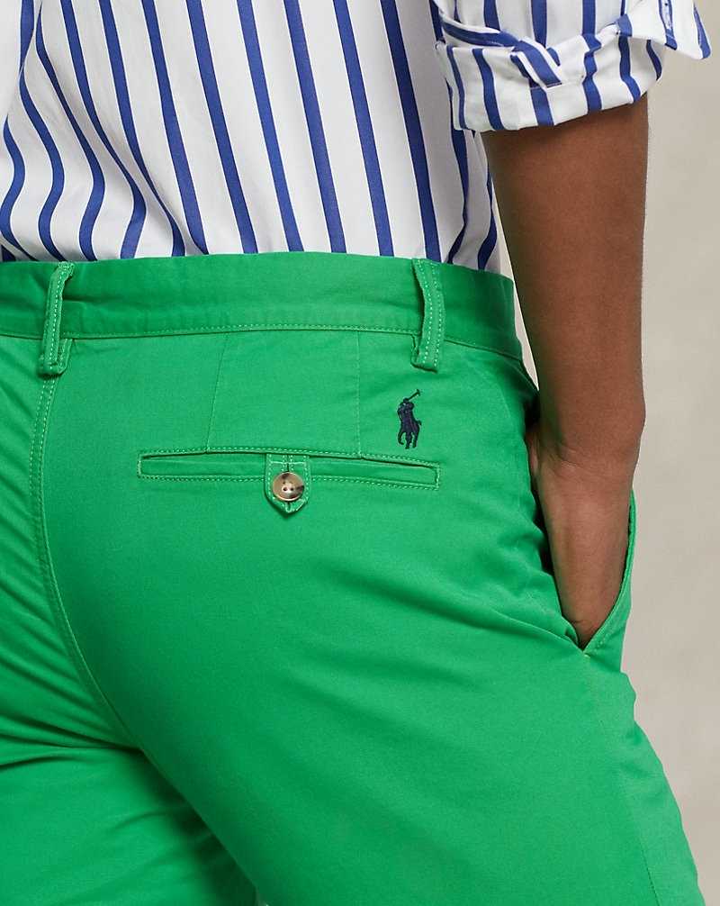 Pantalones Ralph Lauren Washed Stretch Slim Fit Chino Hombre Verdes | ZVYGSMN-17 - vista 5