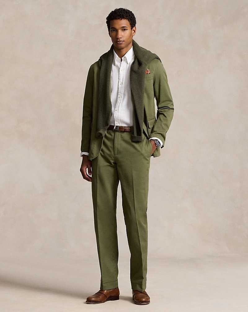 Pantalones Ralph Lauren Washed Twill Hombre Azules | ZONMEXK-16 - vista 1