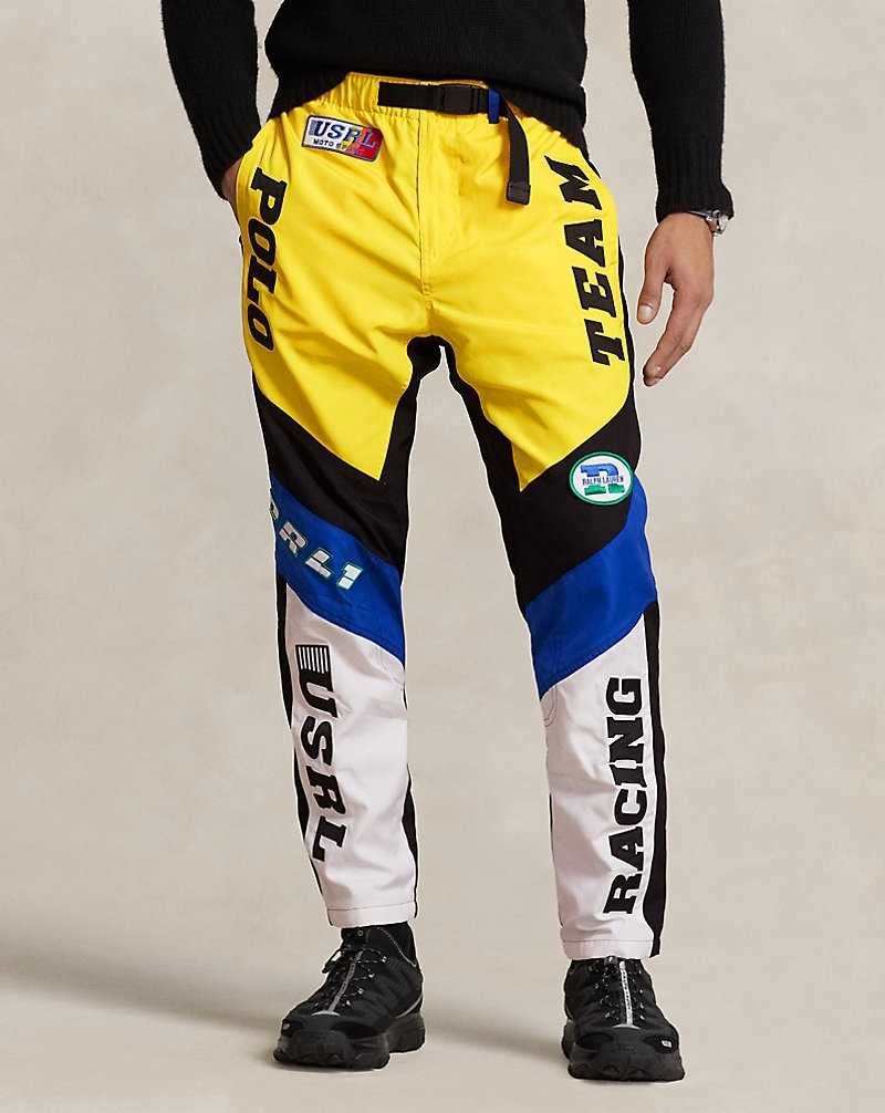 Pantalones Ralph Lauren Water-Repellent Racing Hombre Blancos | FNLPTZY-16 - vista 3