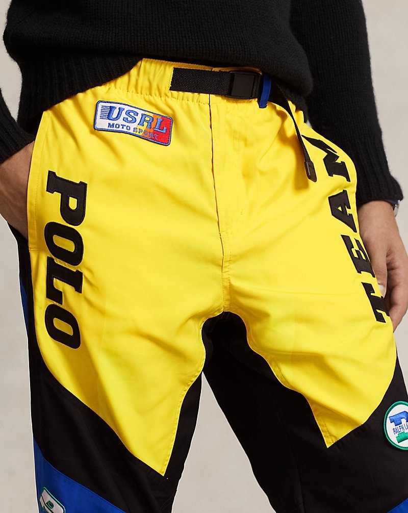 Pantalones Ralph Lauren Water-Repellent Racing Hombre Blancos | FNLPTZY-16 - vista 5